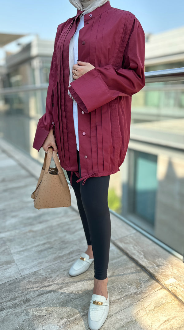 Pleated Blouse